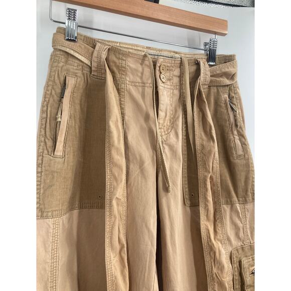 Abercrombie & Fitch Y2K Skater Baggy Cargo Belted Pants 24 Short NEW - Picture 10 of 16